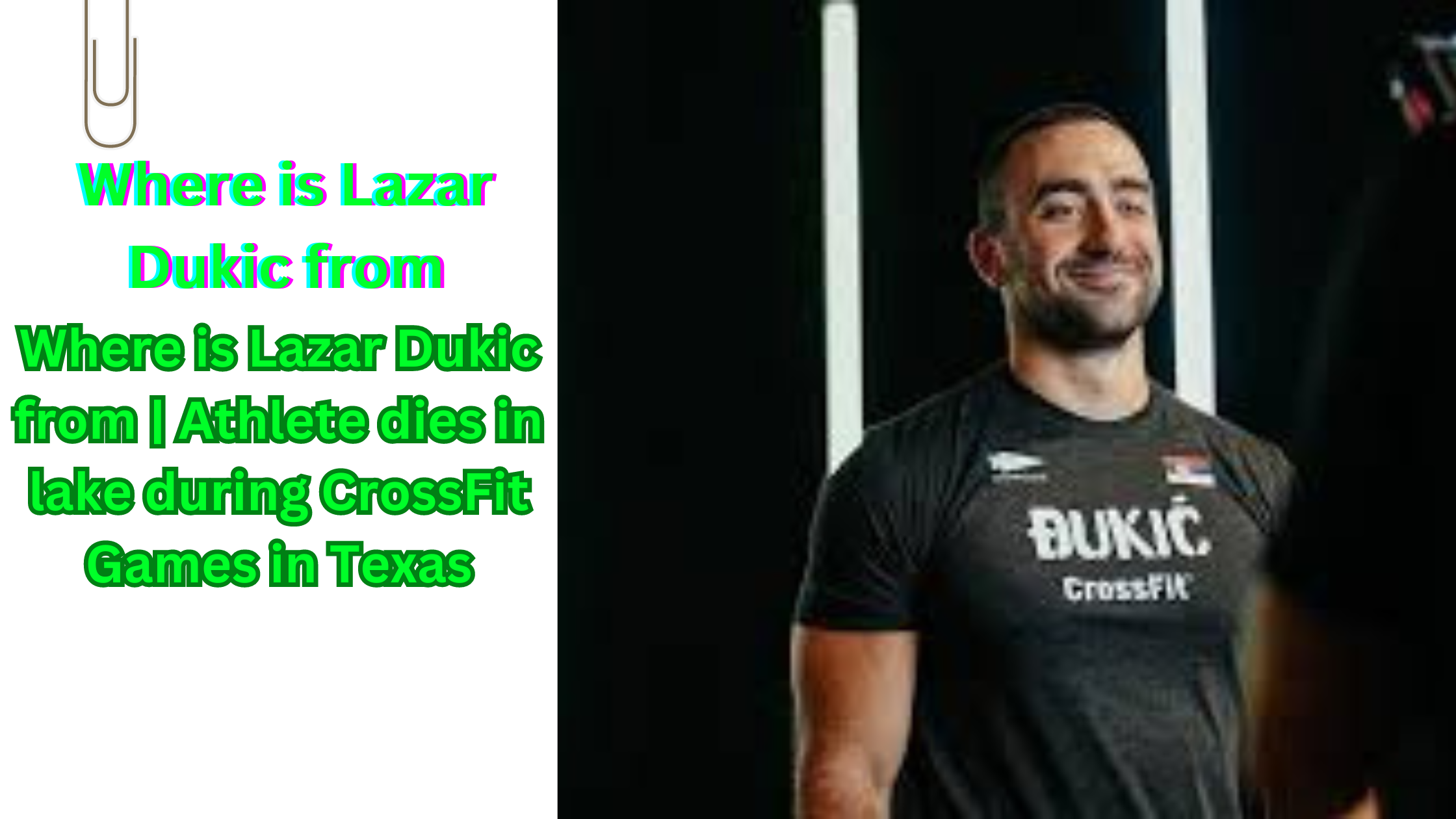 Athlete dies in lake during CrossFit Games in Texas Athlete dies in lake during CrossFit Games in Texas