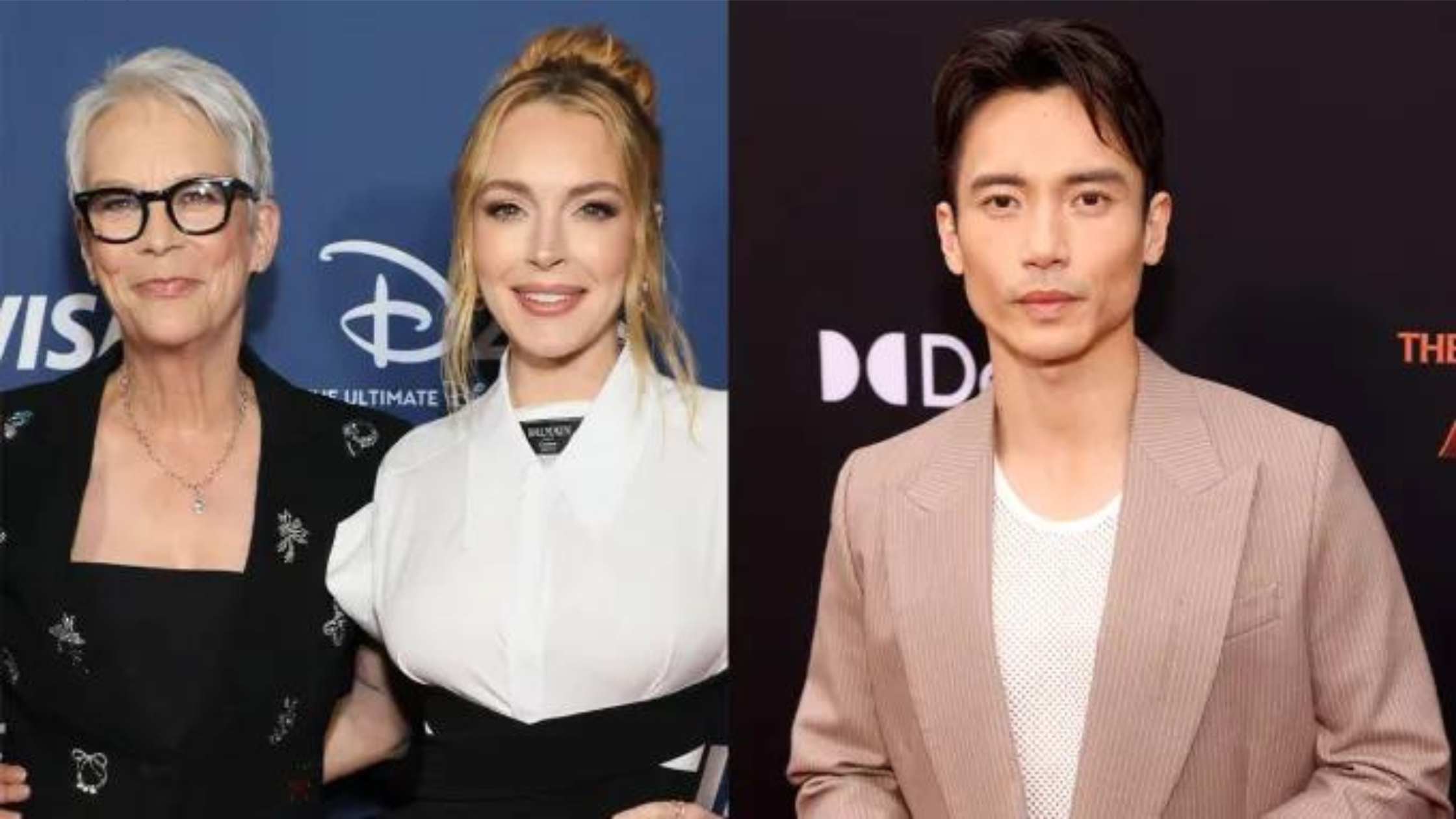 Lindsay Lohan, Jamie Lee Curtis reveal Manny Jacinto will play Lohan's on-screen husband in 'Freaky Friday'