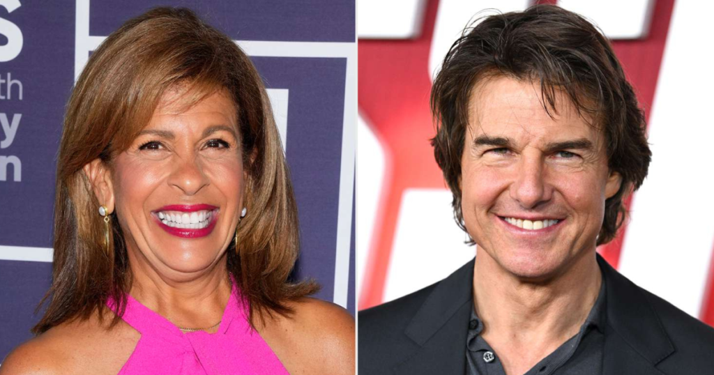 Hoda Kotb "blacks out" as she poses with Tom Cruise at the Paris Olympics