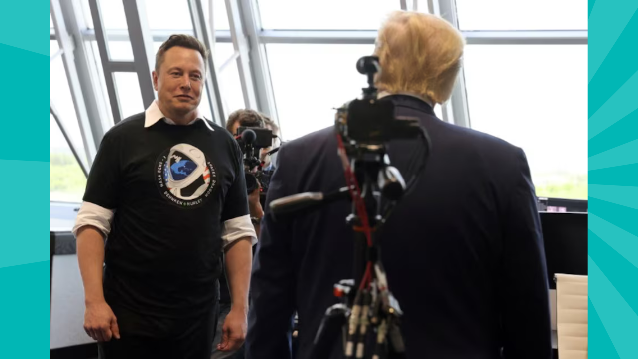 Rambling Trump, Musk interview marred by technical issues